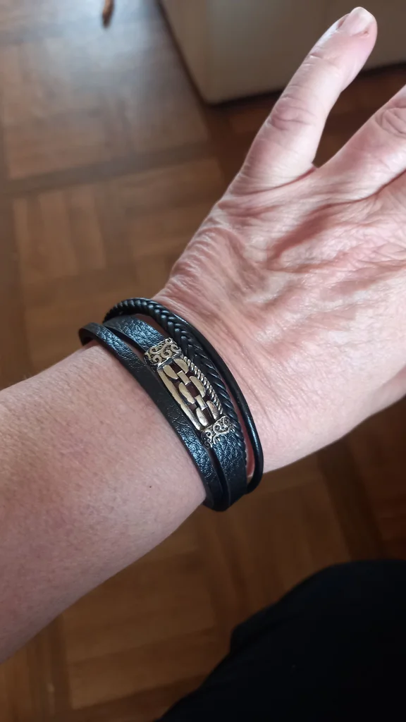 Bracelet en cuir mixte – photo 2